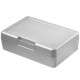 Vorratsdose Lunch-Box, metallic-silber
